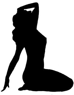 Woman silhouette