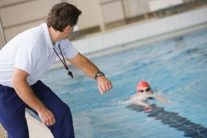 The swimming coach